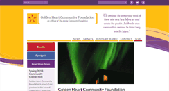 Desktop Screenshot of goldenheartcf.org